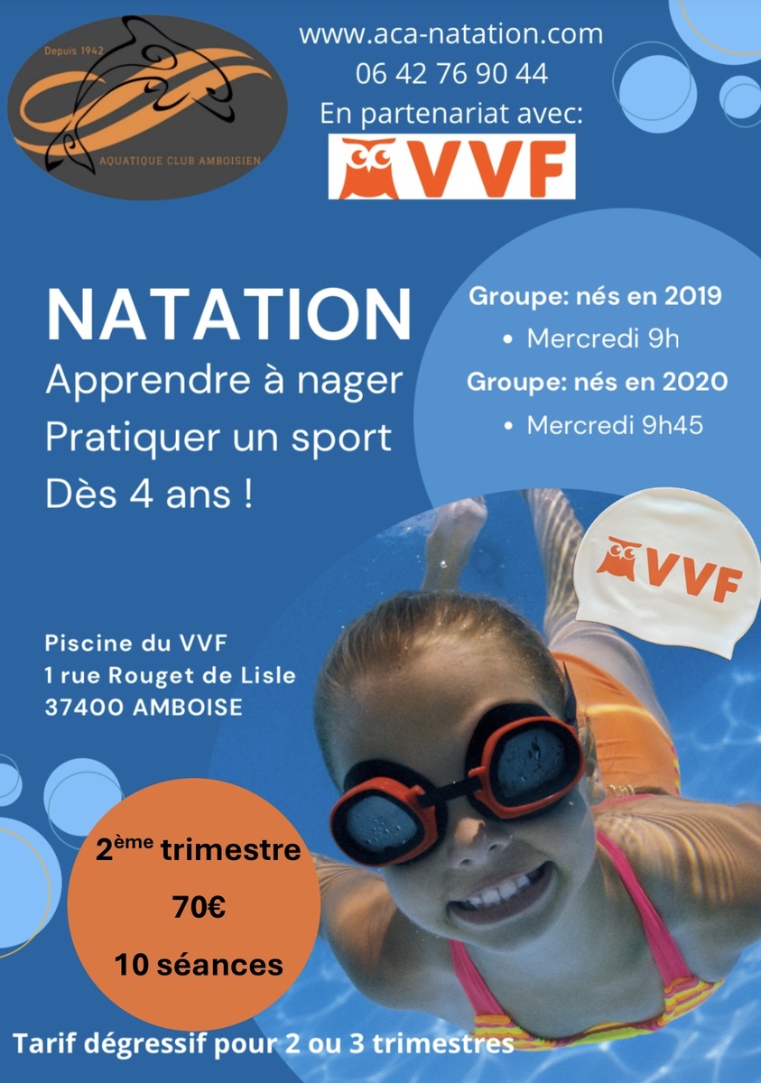 Aisance aquatique VVF - second trimestre 